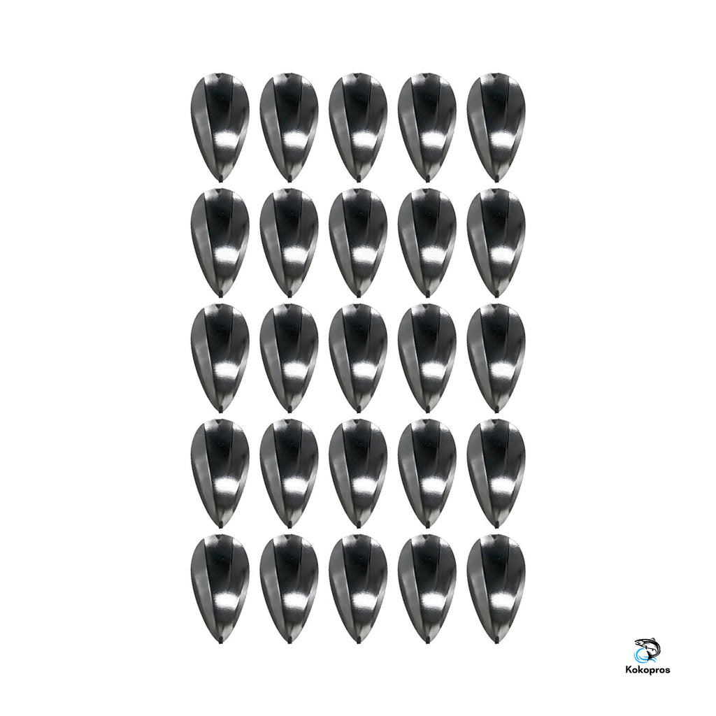KOKOPROS® Original Jet Dodger - (25) -Pack of Silver Jet Dodgers Blanks-