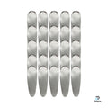 KOKOPROS® silver blank teardrop flashers, 5 1/2-inch, 25-pack