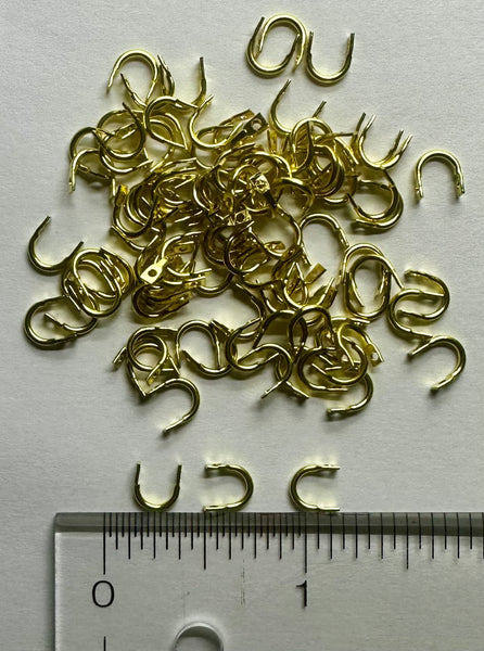 Clevis - 100- Size 3 Gold Stirrup Clevis'