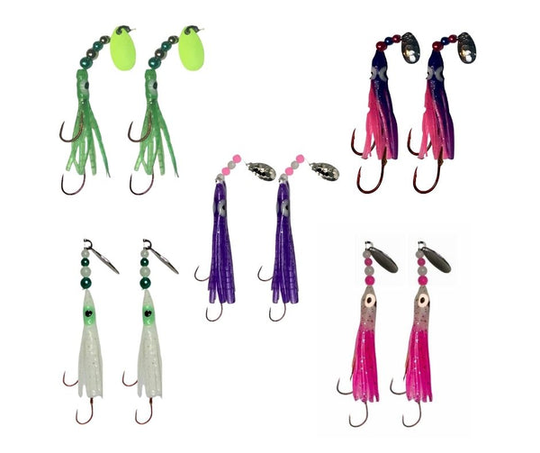 KOKOPROS® Hoochies Luminous Micro Hoochies 10 Pack 4.5 cm