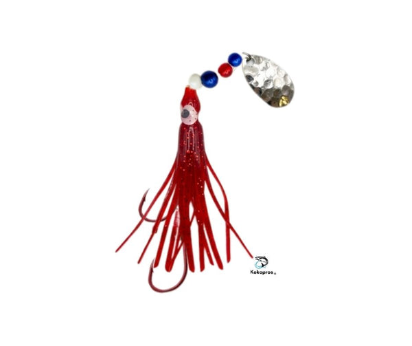 Micro Hoochie - KOKOPROS ® Red Raider #6 (Glow Eyes) *Our only non Luminous Hoochie