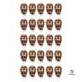 KOKOPROS® copper dimple jet dodger blanks, 25-pack