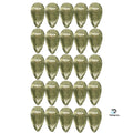 KOKOPROS® Spring Hammered gold 4-inch jet dodger blanks