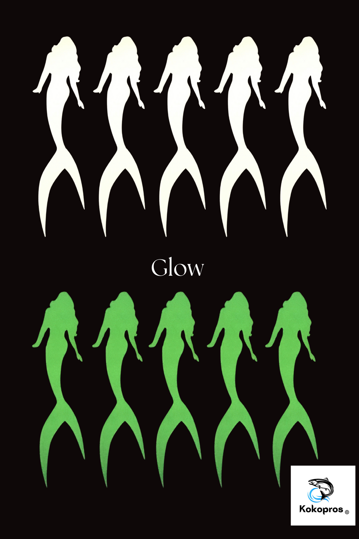 KOKOPROS® Lucky Mermaid stickers, 5-pack