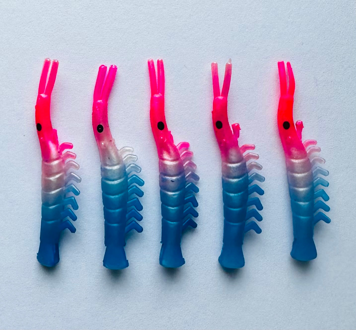 Shrimp - UV Dyed Kokanee Shrimp #4 (5-Pack) Patriot 🇺🇸