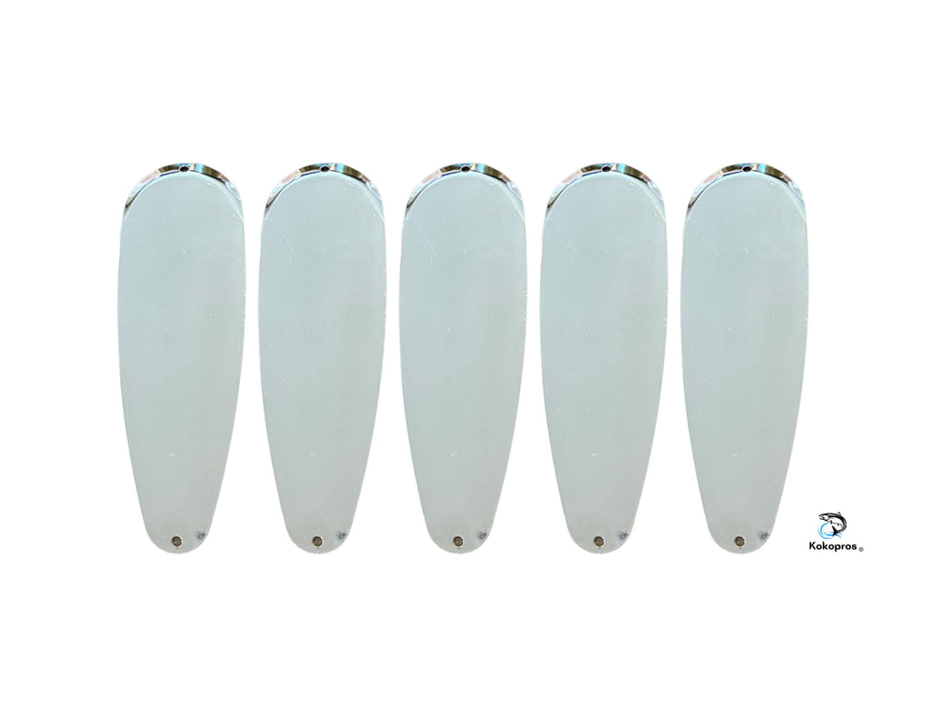 KOKOPROS® 7-inch teardrop dodger blanks, DIY 5-pack