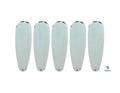 KOKOPROS® 7-inch teardrop dodger blanks, DIY 5-pack