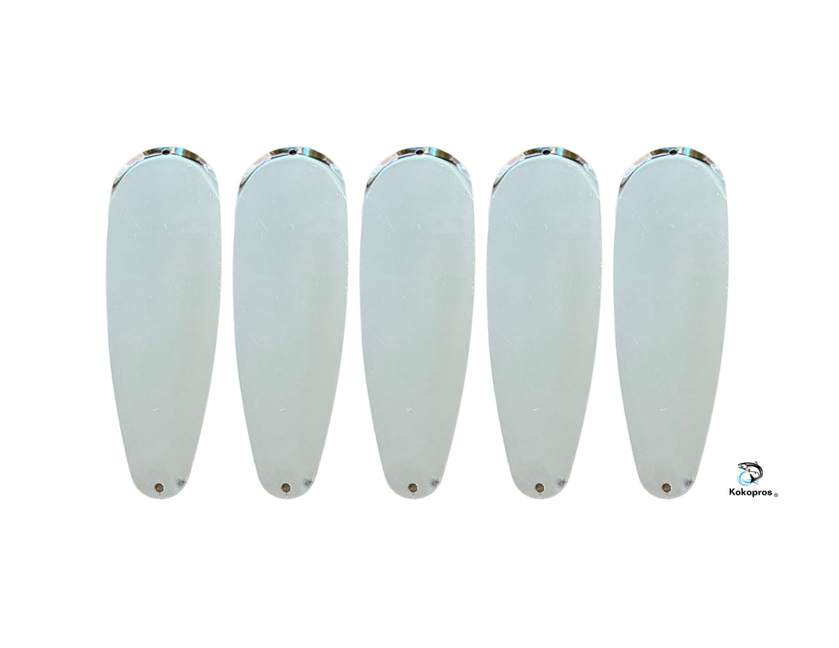 KOKOPROS® 7-inch teardrop dodger blanks, DIY 5-pack