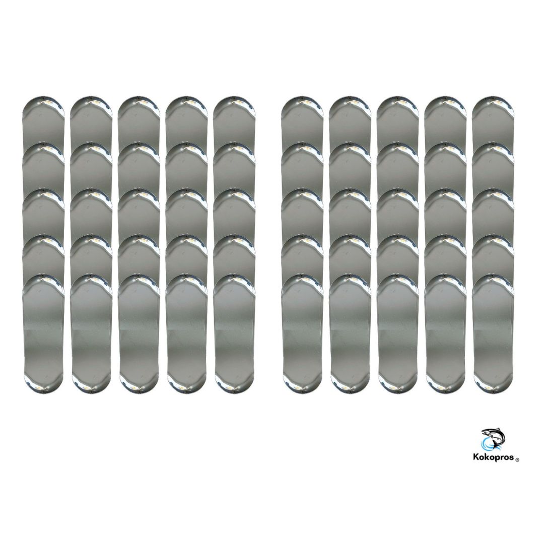 KOKOPROS® 6-inch blank skateboard dodgers, 50-pack