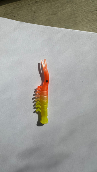 Shrimp - UV Dyed Kokanee Shrimp #7 (5-Pack) orange/yellow