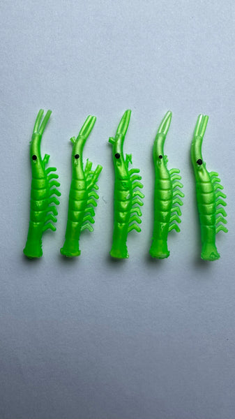 Shrimp - UV Dyed Kokanee Shrimp #10 (5-Pack) green