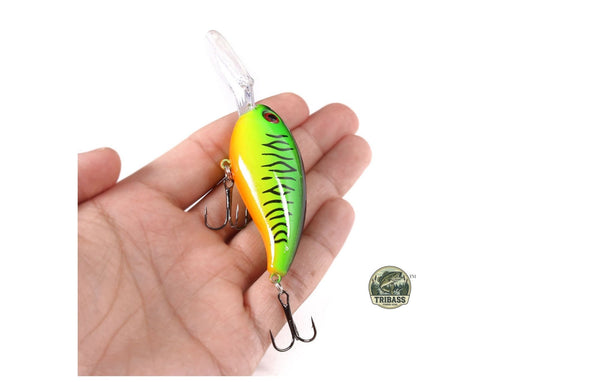 TRIBASS™ 10 cm Crankbait Fishing Lure Multicolor 18 Pack w/case