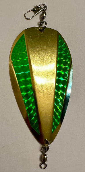 Jet Dodger - Kokopros Golden Jet Dodger with Bright Green Reflective Sidebar Stickers
