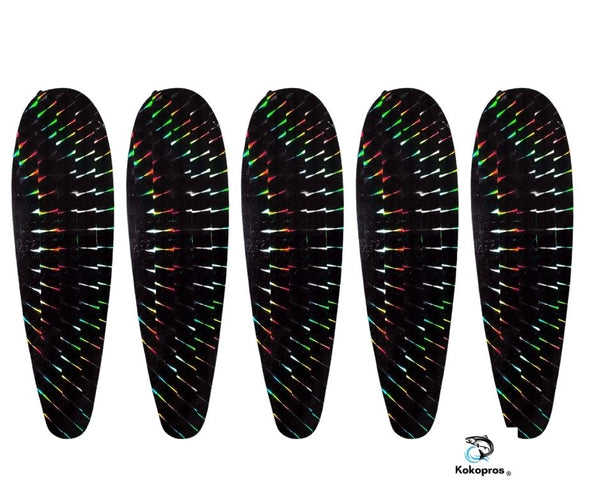 Stickers - KOKOPROS ® ** (CHOOSE YOUR COLORS HERE FOR A QUICK SELECTION).  Stickers for 5 1/2-inch Teardrop Flashers (5 pack)