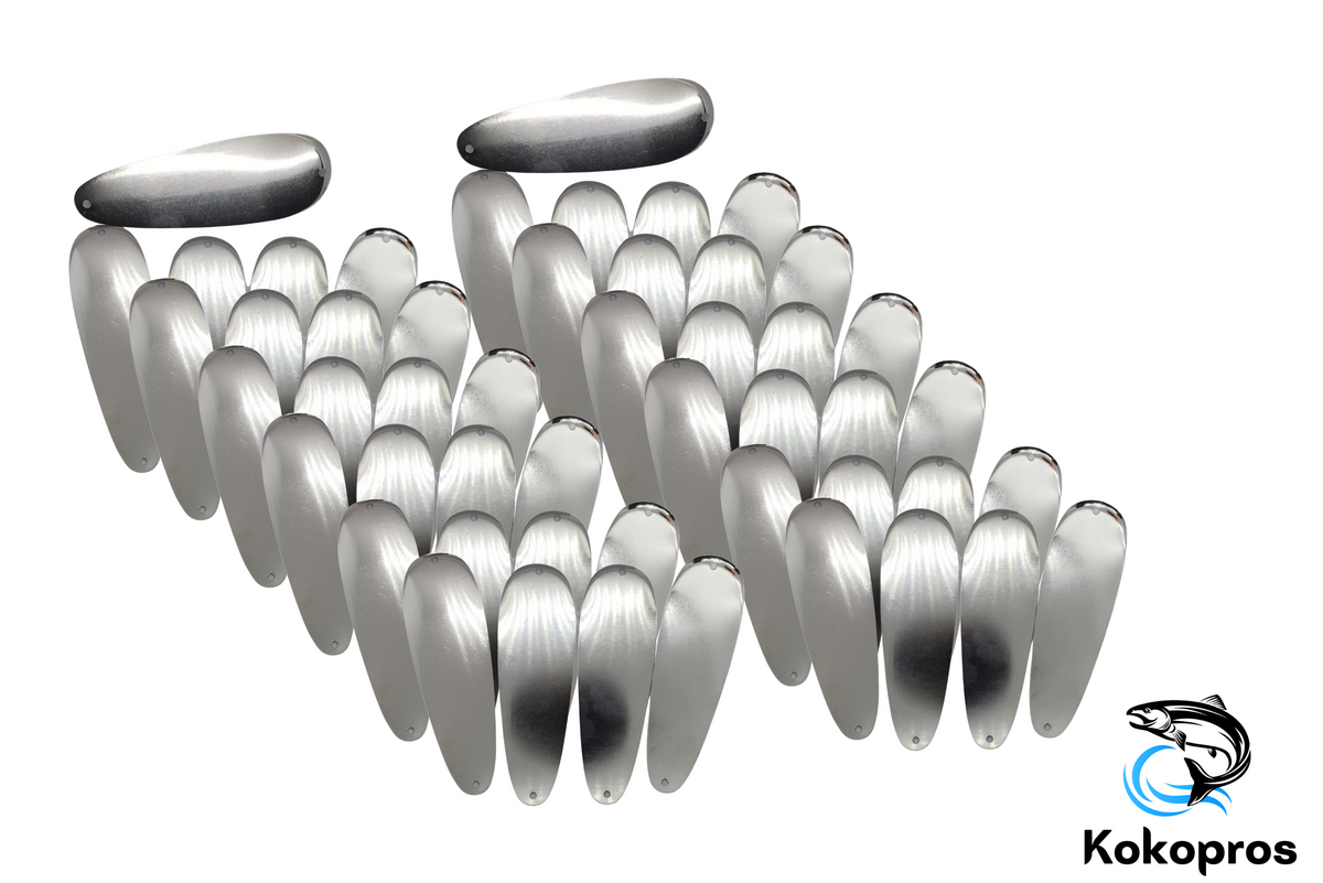 KOKOPROS® blank teardrop flashers, 5 1/2-inch, 50-pack