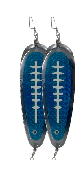 KOKOPROS® 5 ½” Finished Teardrop Flashers, Blue Color (2 PK)