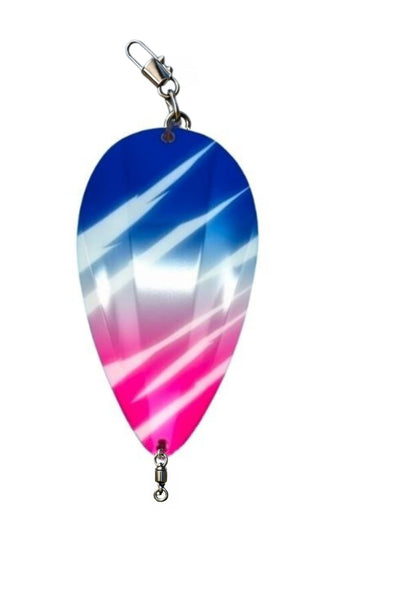 KOKOPROS® Jet Squadron  Captain Jet Red , White, Blue Airbrushed Jet Dodgers 4 1/2-inch  Kokanee Salmon Fishing