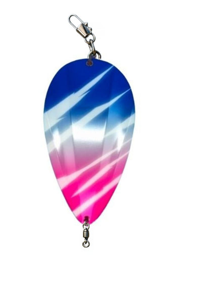KOKOPROS® Jet Squadron  Captain Jet Red , White, Blue New painted Jet Dodgers 4 1/2-inch Single  Kokanee Salmon Fishing 6-11-26
