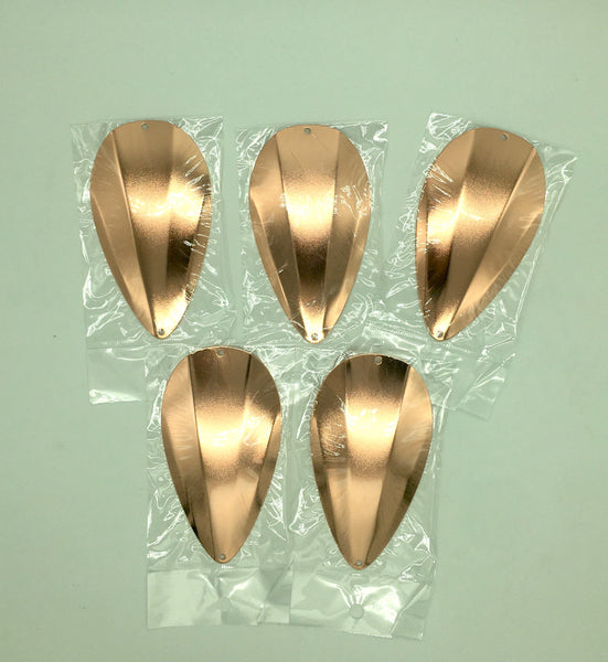 Jet Dodger Blanks - Kokopros New, Copper Colored Jet Dodgers- 5 packs Blanks- *Introductory Prices