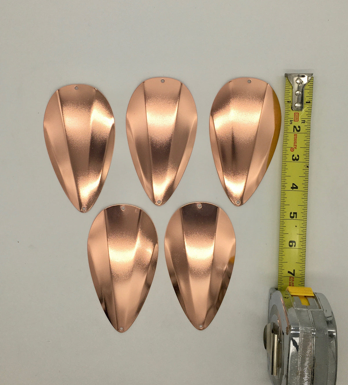KOKOPROS® copper jet dodger blanks, 5-pack, alternate view
