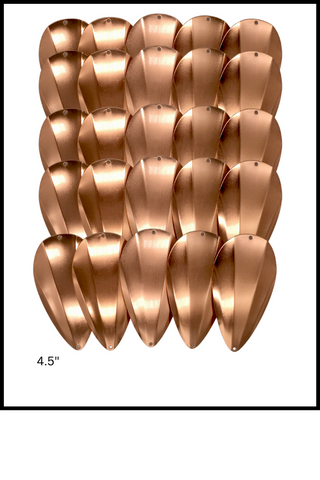 Jet Dodger - 25-Pack of Jet Dodger Blanks (Copper, Gold, Silver)
