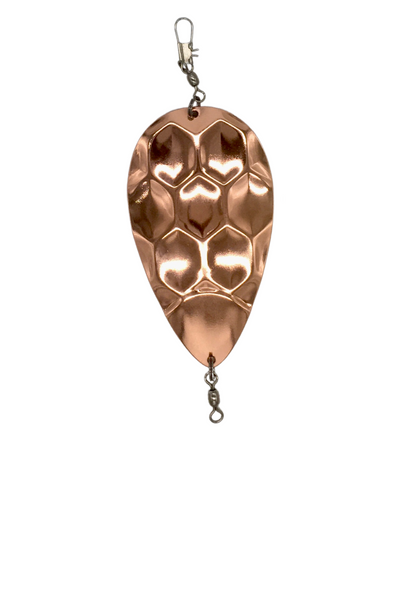 KOKOPROS® Kokanee Salmon Dimple Jets Copper, Silver, Gold 4 ½ Inch Dodger 3 PK - Highly Reflective Design - Versatile for Fishing Conditions