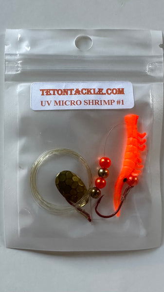 Shrimp - UV Dyed Kokanee Shrimp #1 (5-Pack) Orange