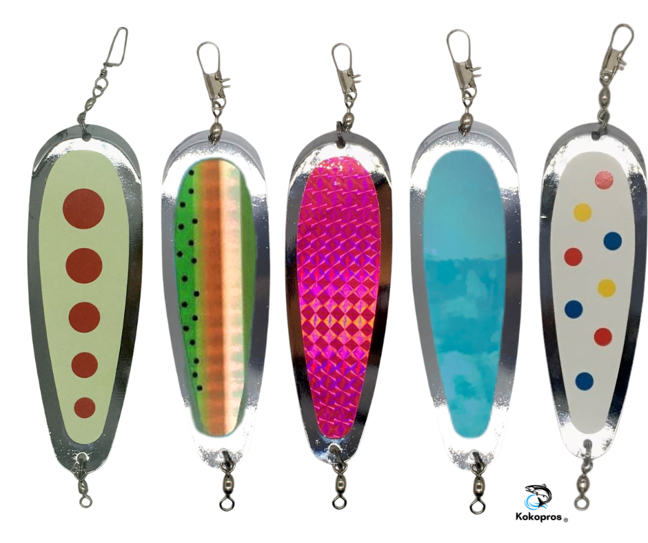 KOKOPROS® Fabulous Five finished teardrop flashers, 5-pack