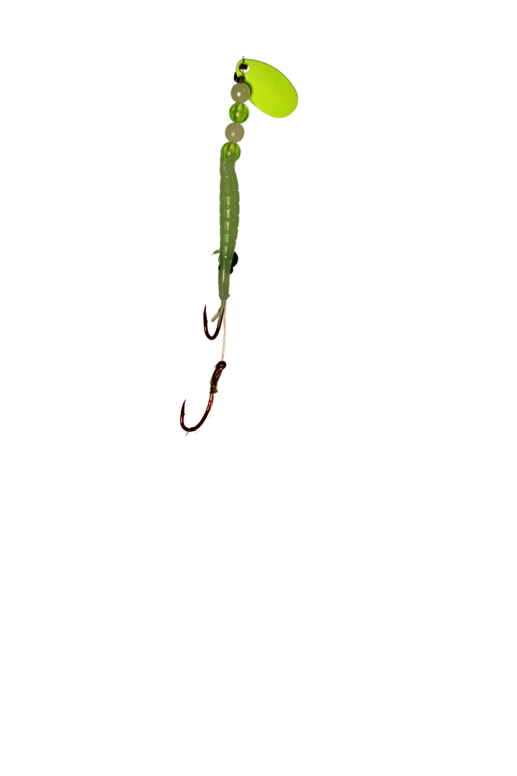 KOKOPROS® ready-to-fish shrimp 10-pack, Glow Green shown