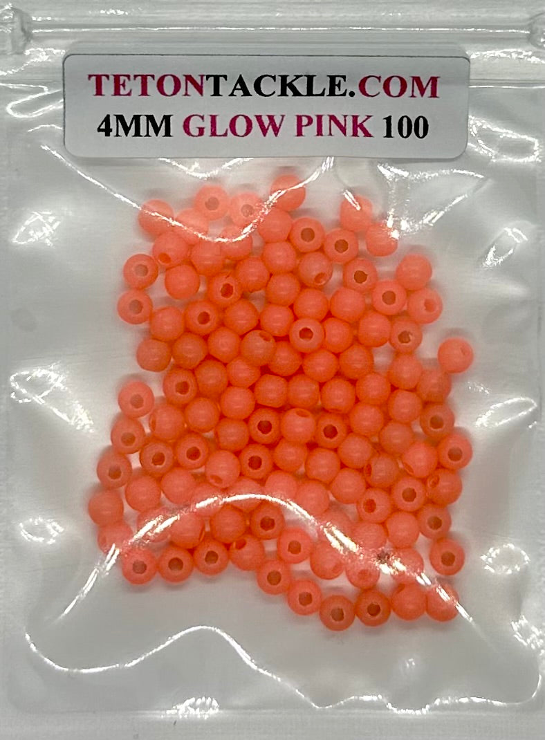 Beads - ( 4mm ) Choose your colors in   (100 Packs) *