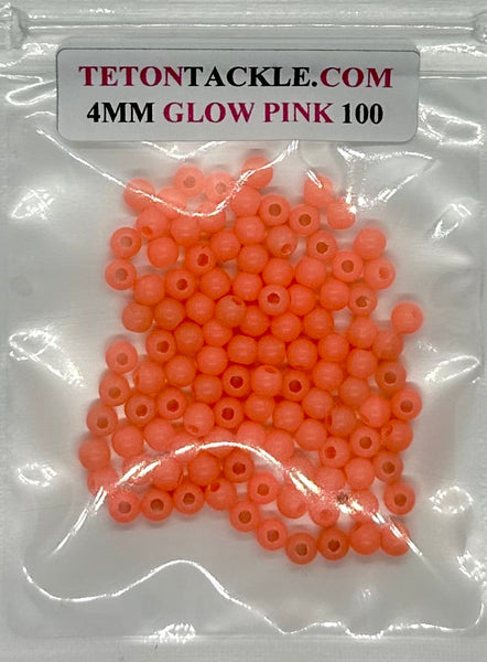 Beads - ( 4mm ) Choose your colors in   (100 Packs) *