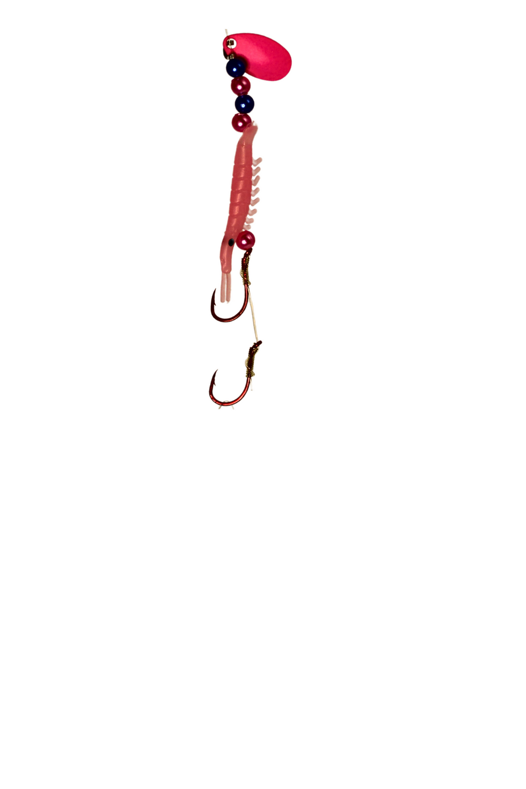 KOKOPROS® ready-to-fish shrimp 10-pack, Glow Pink shown