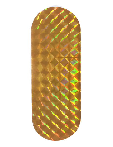 Stickers -KOKOPROS ® Gold Stickers for 4 3/4-inch Skateboard Dodger (5 Pack)