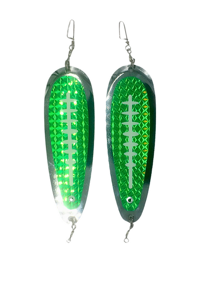 KOKOPROS® 5 ½” Finished Teardrop Flashers, Green Color (2 PK)