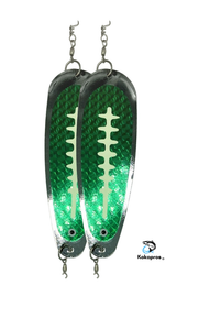KOKOPROS® 5 ½” Finished Teardrop Flashers, Green Color (2 PK)