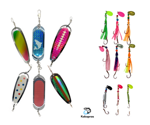 Kit - Kokopros® Everything you need to Catch Kokanee Special Kit-RTF- 6 Dodgers, 9 Top Kokanee Lures