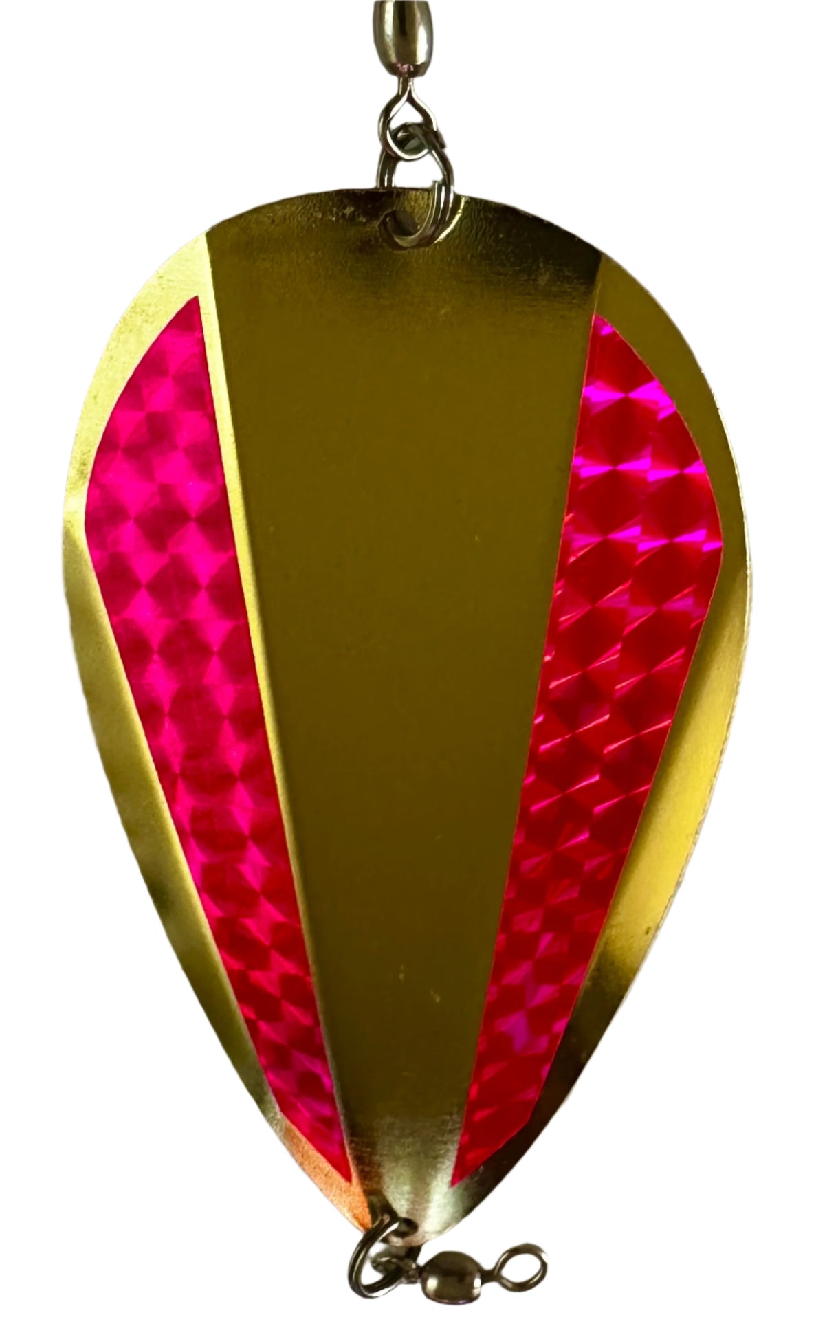 KOKOPROS® hot pink reflective sidebar stickers for jet dodgers, twin pack, alternate view