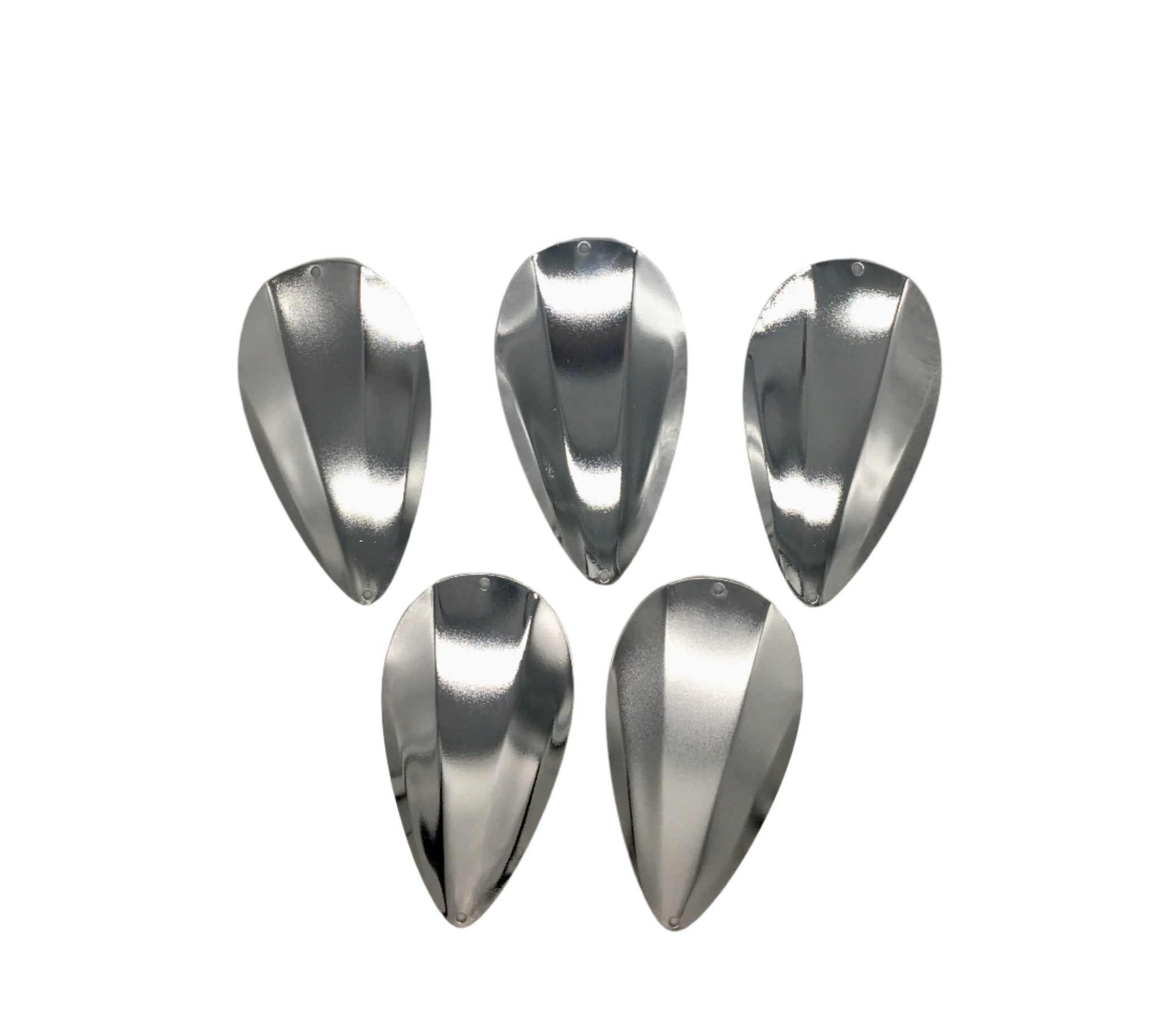 thumbnail image 2 of KOKOPROS® Kokanee Salmon Finished Flashers, Wonder Family 5 Pack, 3 Teardrop 5 1/2 In And 2 Skateboard 4 3/4 In., Dodgers & Flashers - Canada 2 of 11
