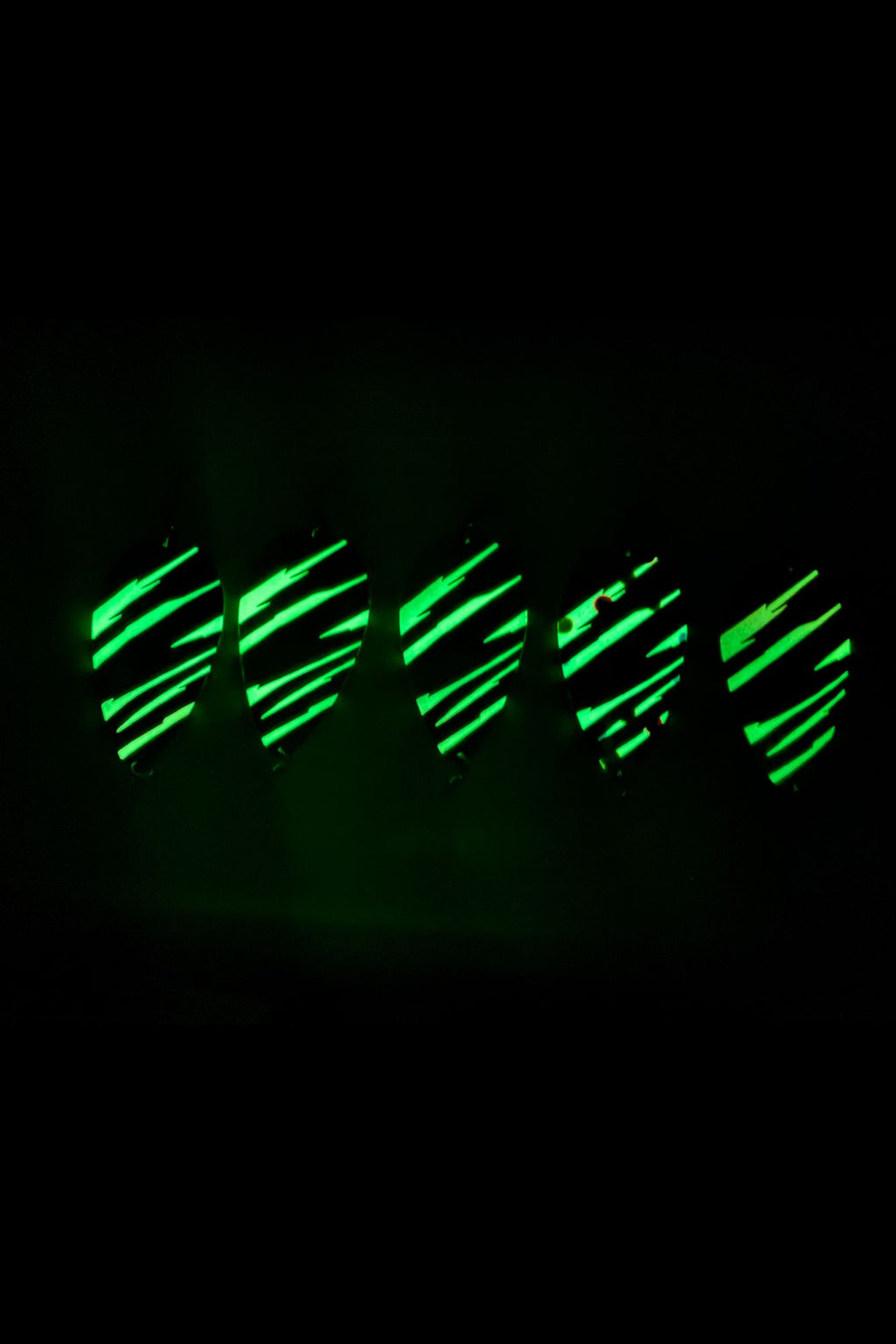 KOKOPROS® Jet Squadron 5 PK Airbrushed Jet Dodgers 4 1/2-inch for Kokanee Salmon Fishing