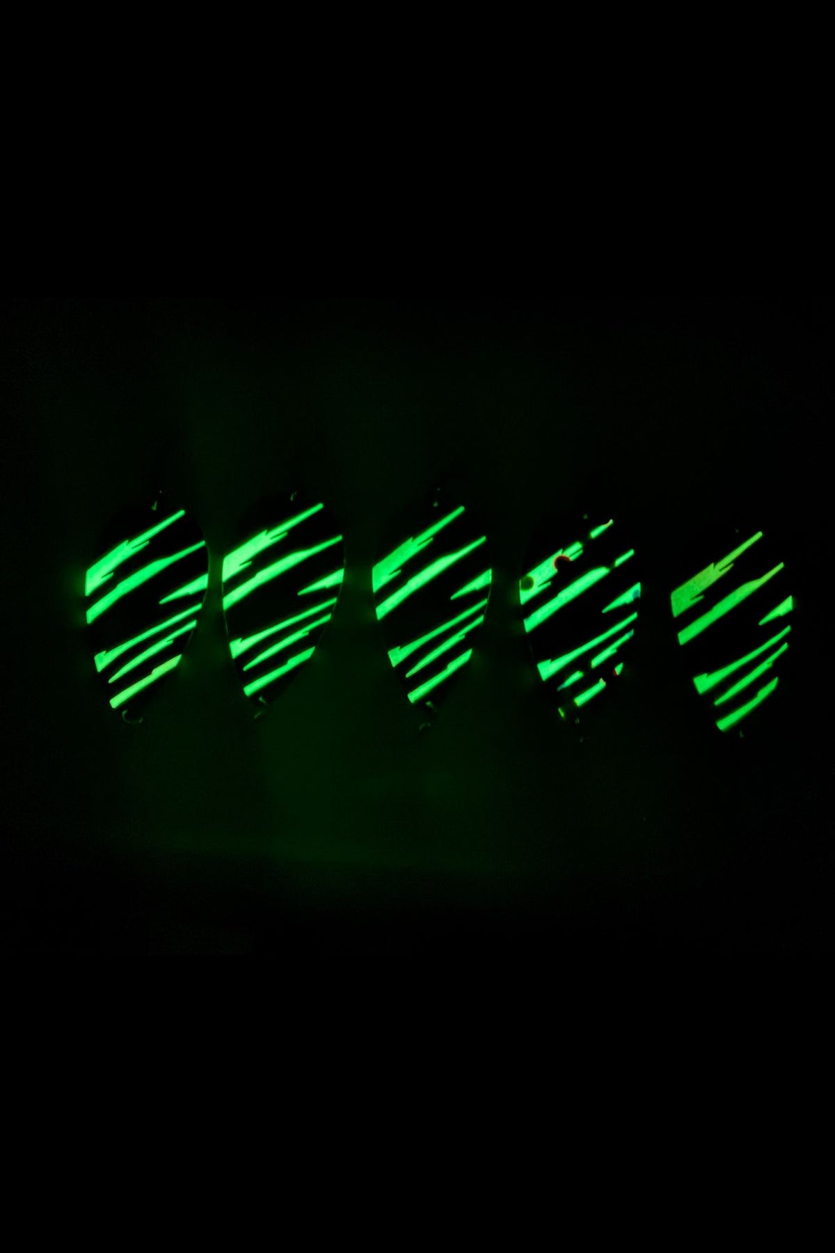KOKOPROS® Jet Squadron 5 PK Airbrushed Jet Dodgers 4 1/2-inch for Kokanee Salmon Fishing
