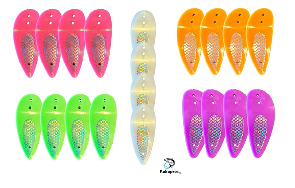 KOKOPROS® K-3  Kokanee Trolling Lure Blanks  (20) Pack
