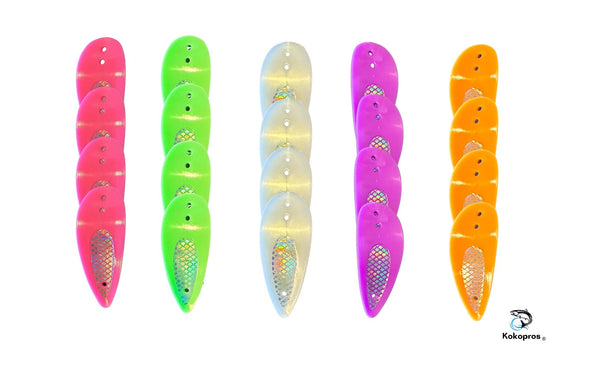 KOKOPROS® K-3  Kokanee Trolling Lure Blanks  (20) Pack