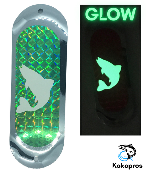 Dodger - KOKOPROS® Finished HyperGlow Fish Dodger (Choose your color)