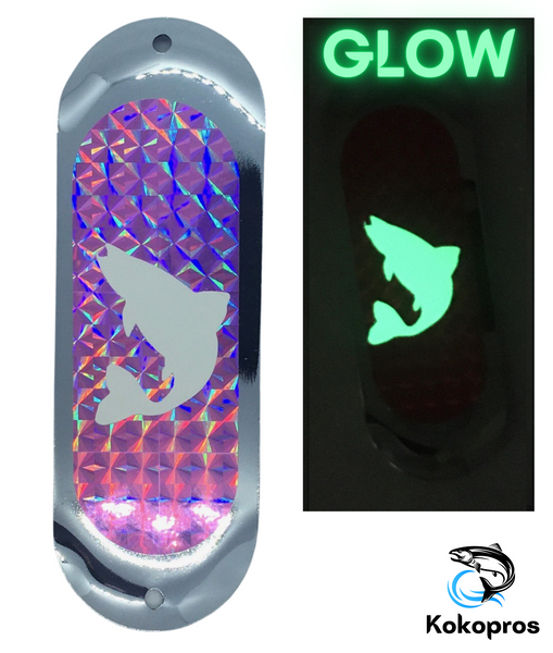 Dodger - KOKOPROS® Finished HyperGlow Fish Dodger (Choose your color)