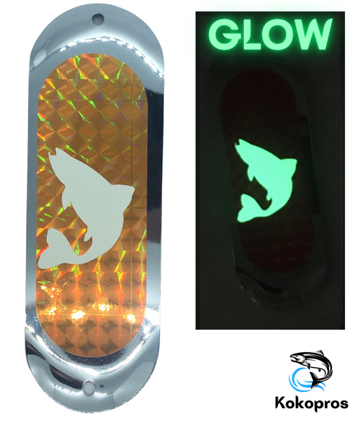 Dodger - KOKOPROS® Finished HyperGlow Fish Dodger (Choose your color)
