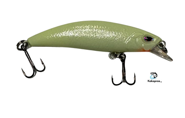 KOKOPROS®  Minnow Bass Lures Multicolor 5- Pack  with case.