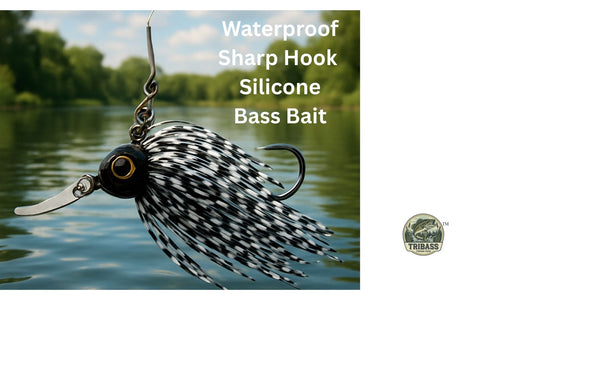 TRIBASS™  Vibrating Bass Fishing Lures Multicolor  (5) Pack in the case
