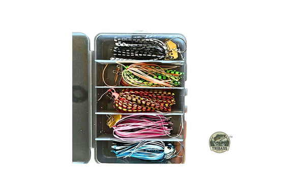 TRIBASS™  Vibrating Bass Fishing Lures Multicolor  (5) Pack in the case