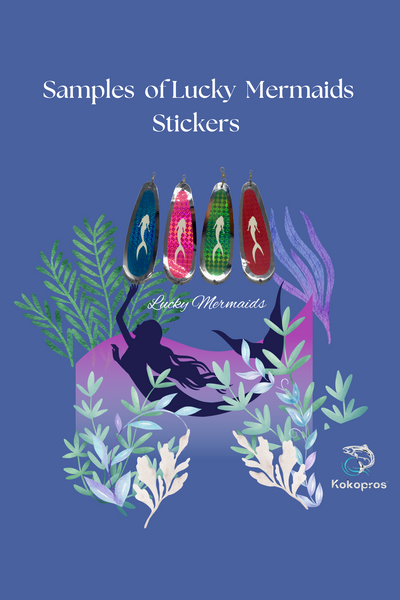 Stickers -KOKOPROS® Lucky Mermaid Stickers (5 pack)