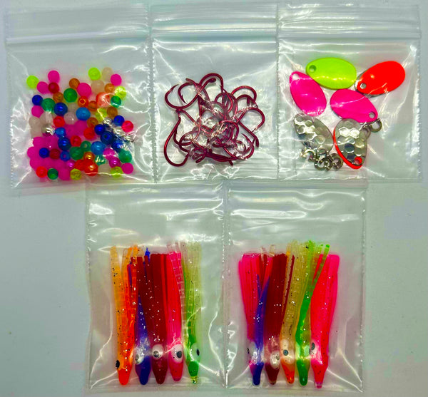 Kit - Micro Hoochie Starter Kit- (2 each of our top 5 selling colors) $15.95 While Supplies Last